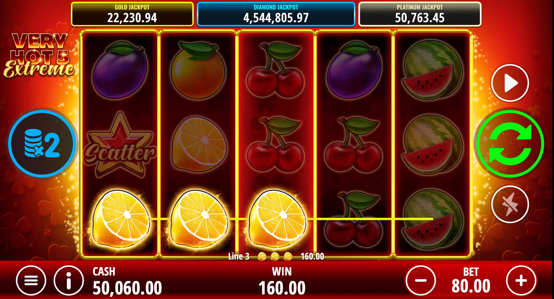 Very Hot 5 Extreme Game